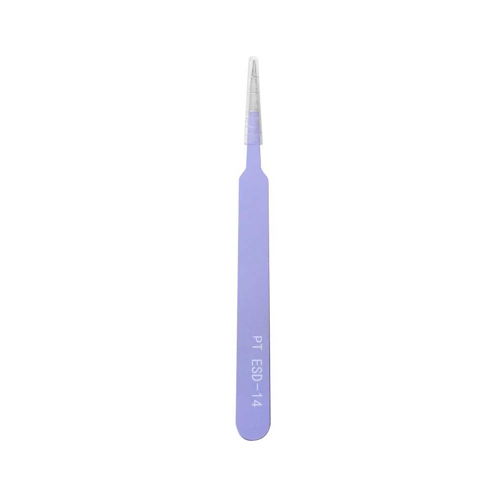 1pcs Anti-Static Excellent Quality Tweezers Bend Long Nose Cross Tweezers For Intersperse Beads Jewerly Tools Sewing Accessories