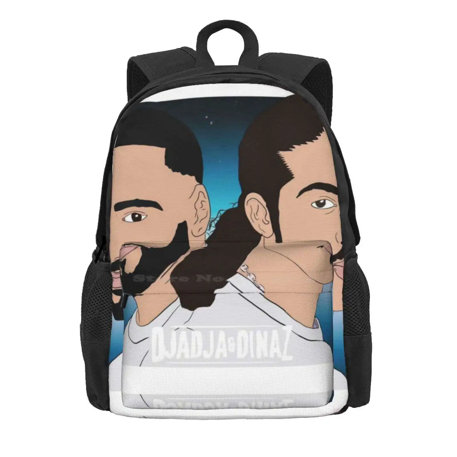 حقيبة ظهر عصرية لديدجا ديناز ، حقيبة مدرسية الأكثر مبيعاً ، Et Dinaz Dems ، Nwiar Nai N I Ouais Ni Rap