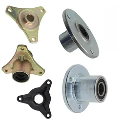3 hole rotating flange 17 teeth ATV modified beach car mini electric vehicle hub seat rear wheel drum core fixed seat