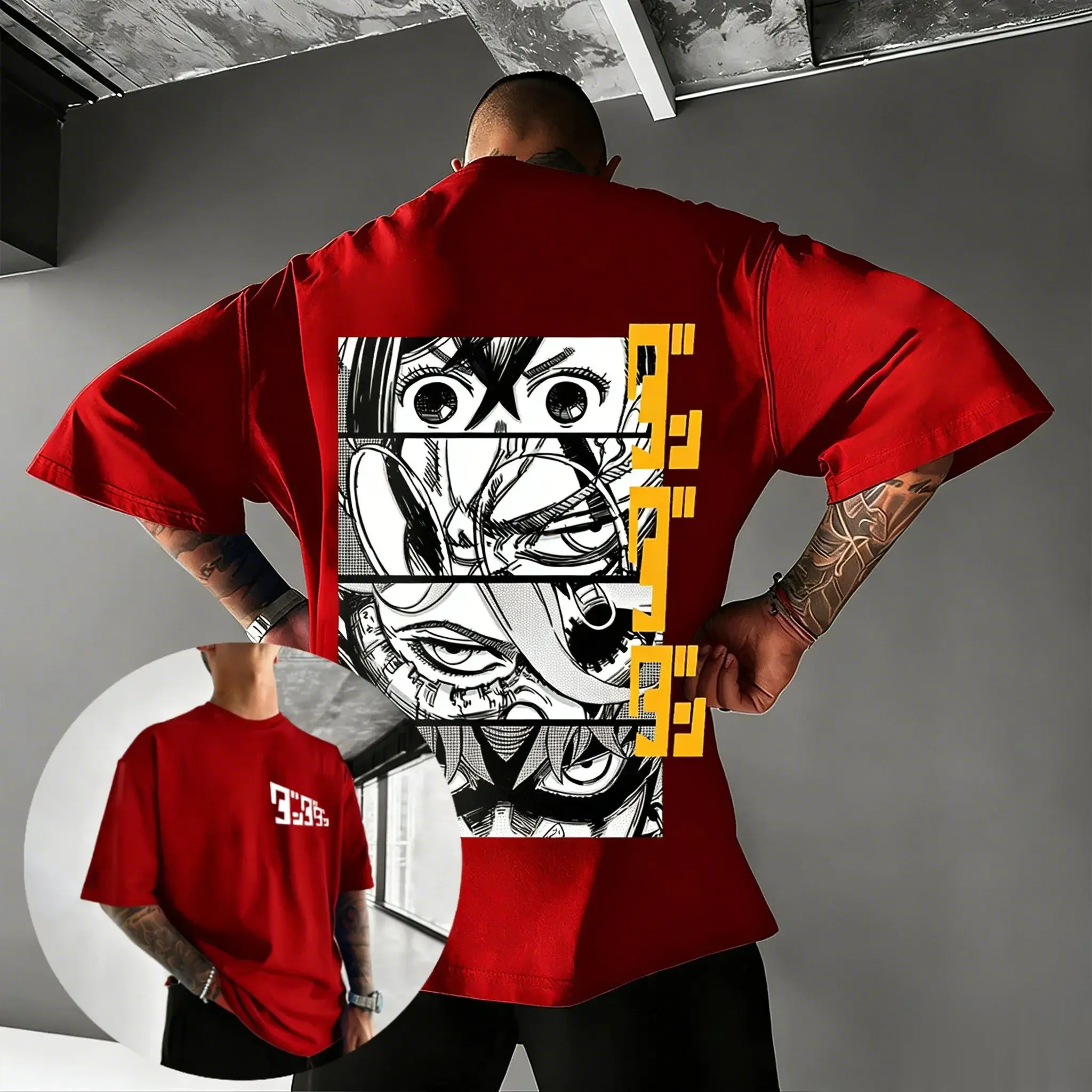 2026 New Oversized Vintage Dandadan Anime Graphic T Shirt Men Women Streetwear Short Sleeve Tee Casual Tops Y2k Summer New