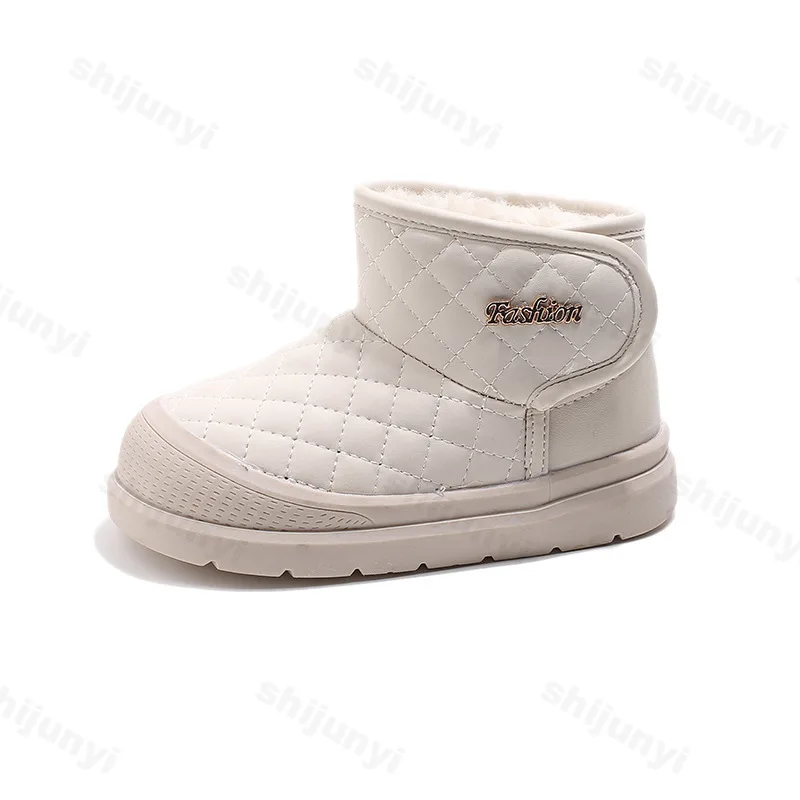 Winter Baby Snow Boots 2025 New Cotton Shoes Soft Soled Baby Walking Shoes Outdoor Warm Boys Girls Comfortable Casual Shoes