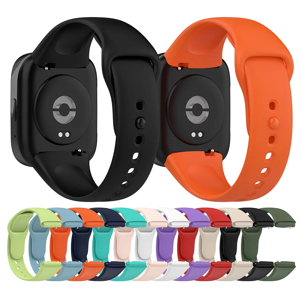 ل شاومي Redmi ساعة 3 نشط الرسمية نفس سوار ساعة ذكية استبدال سيليكون حزام ل Redmi ساعة 3 لايت الأساور