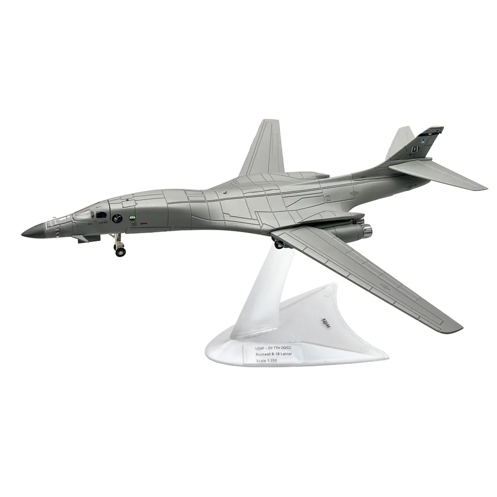 1:200 US Rockwell B-1B Lancer Strategic Bomber Plane Fighter Diecast Metal Airplane Aircraft Model Children Boy Toy