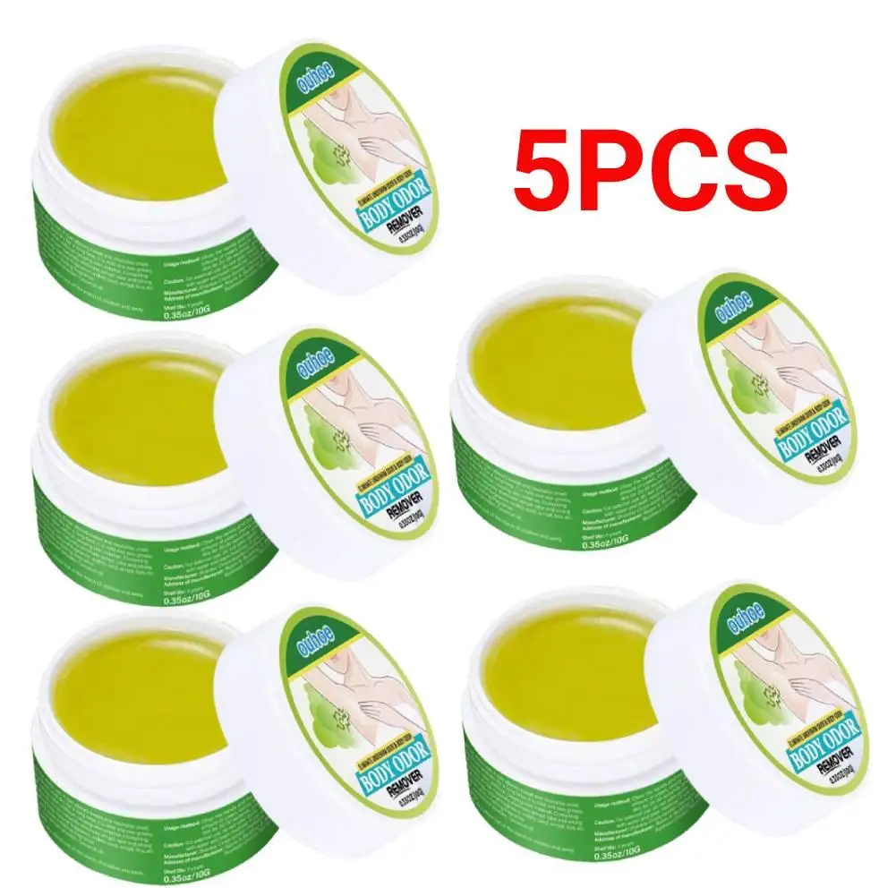 

5PCS Odor Eliminator Effective Underarm Care Bleaching Cream Significant Effect Body Remove Odor Refreshing Lasting Aroma Cream