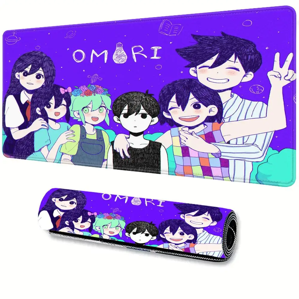 

Game OMORI Mouse Pad Non-slip Rubber Gamer Balance Computer Mat Decoracion Deskmat Laptop Office Large