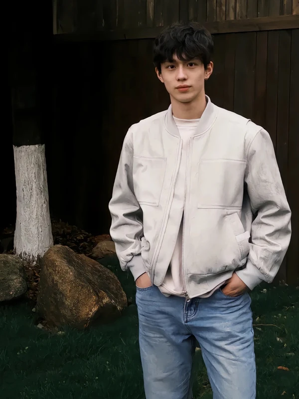 

Мужская куртка-бомбер в американском ретро-стиле, весенняя, свободного кроя, из полиэстера, с эффектом высококачественного материала, в стиле бейсбольной формы.