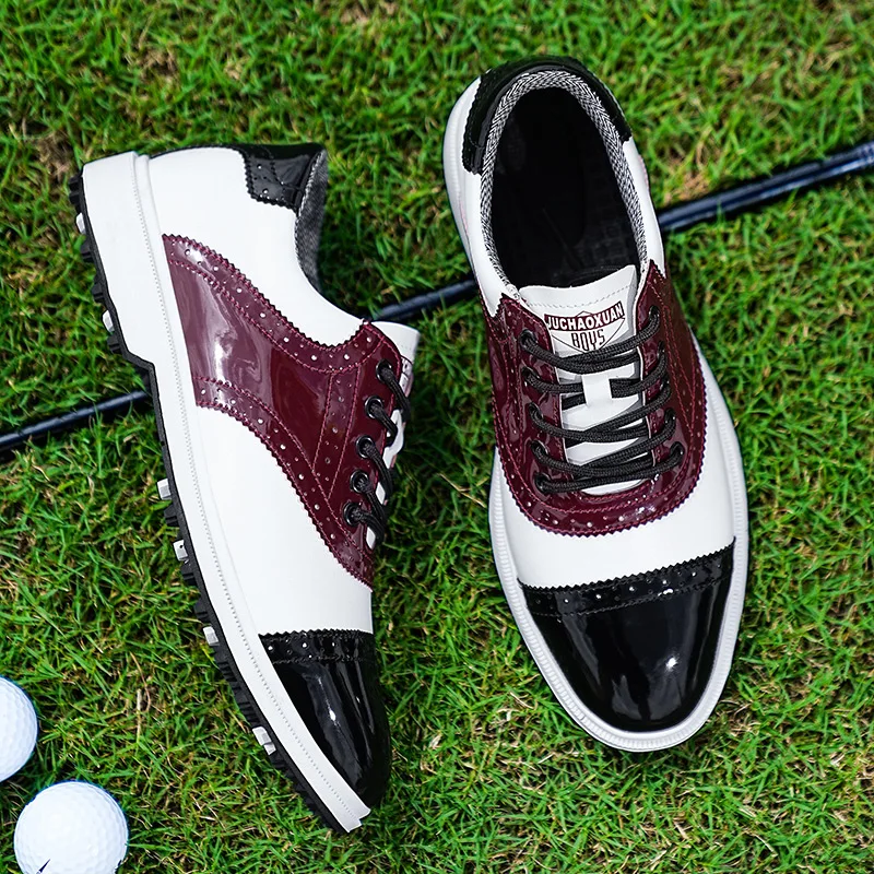 Chaussures de golf anti-ald pour hommes, chaussures d'entraînement de golf, chaussures Lefu classiques, sports de plein air, randonnée et marche, nouvelle mode