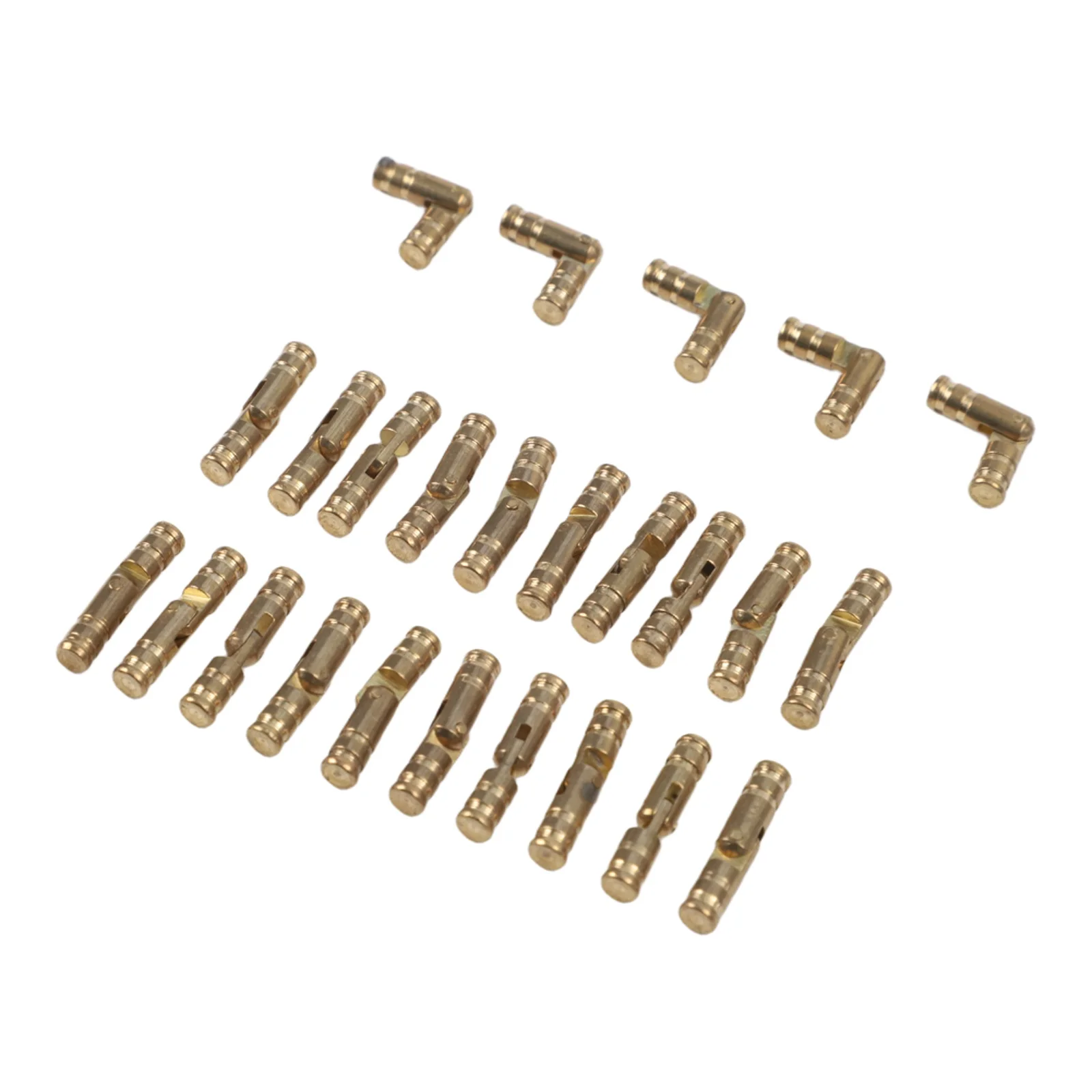 For DIY Crafts 270 Degree Hinges Folding Hinges Complete Set Of 25 Compact Size For Crafts Solid Brass Construction