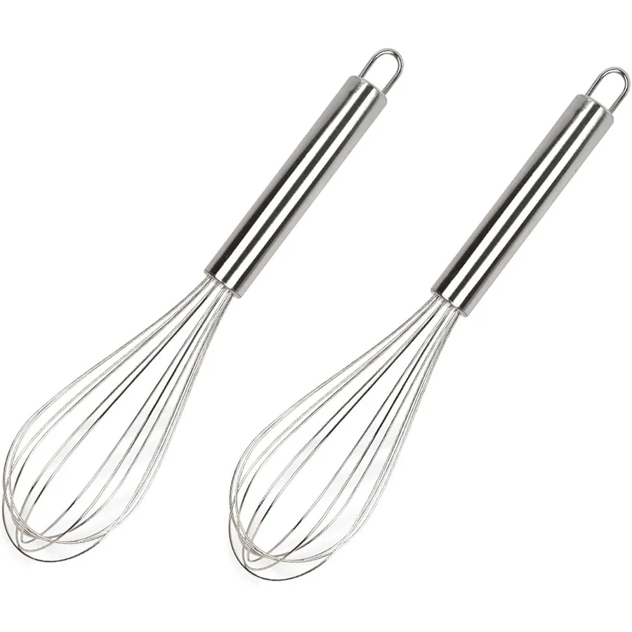 

Manual Egg Whisk 2 Pcs 6 Ih Long Stainless Steel Egg Beater for Cake and Cng 6 ih