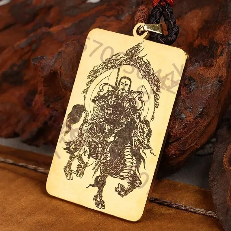 Taoist cultural item, pure copper, Nine Heavens Ying Yuan Thunder Universal Heavenly Zun pendant