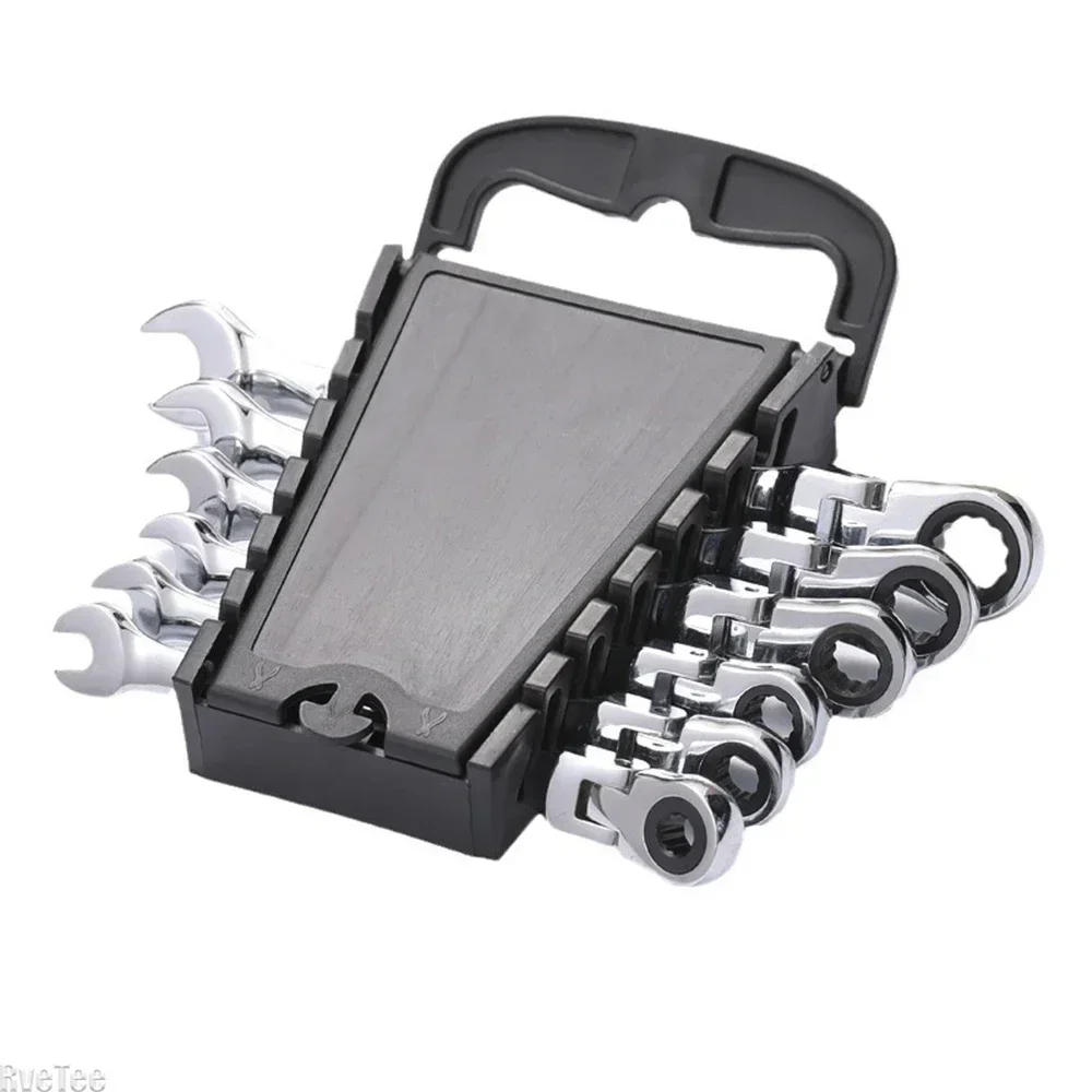 180 Degree Rotatable 72-Tooth Ratchet Wrenches, Dual Purpose Design, 6&12Pcs Hand Tool Set for Wholesale