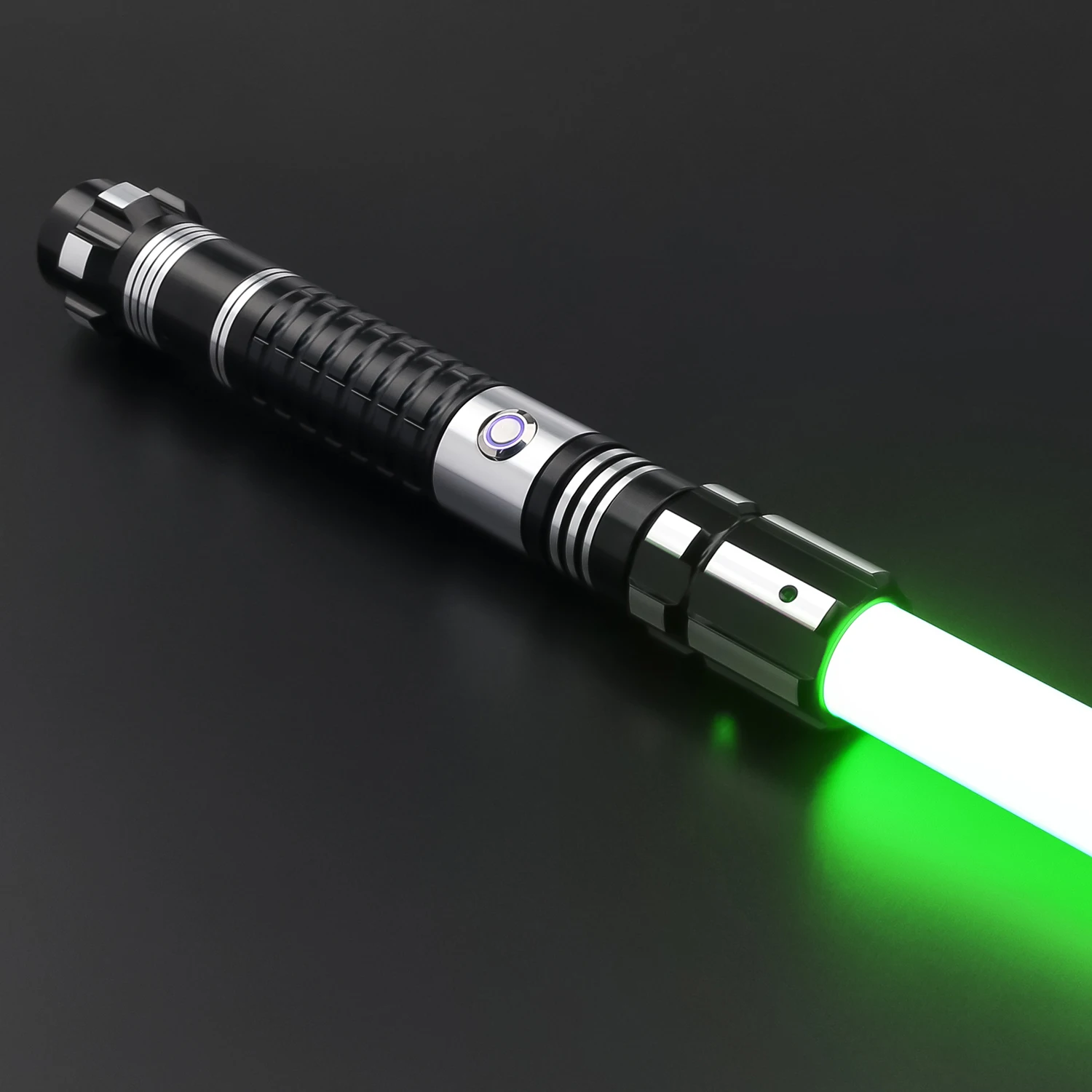 Txqsaber rgb pixel pesado duelo espada laser balanço suave alça de metal sabre de luz cosplay foc jedi espada 12 cores foc force