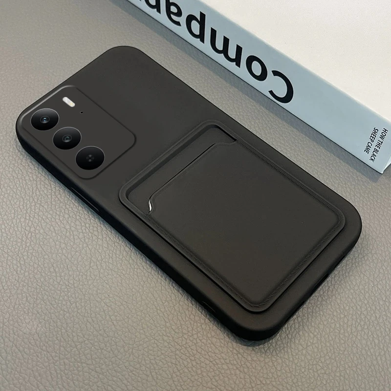 

Card Slot Holder Case for Realme C71 C75 C73 Silicone Cover for Realme C71 C73 C75 Funda