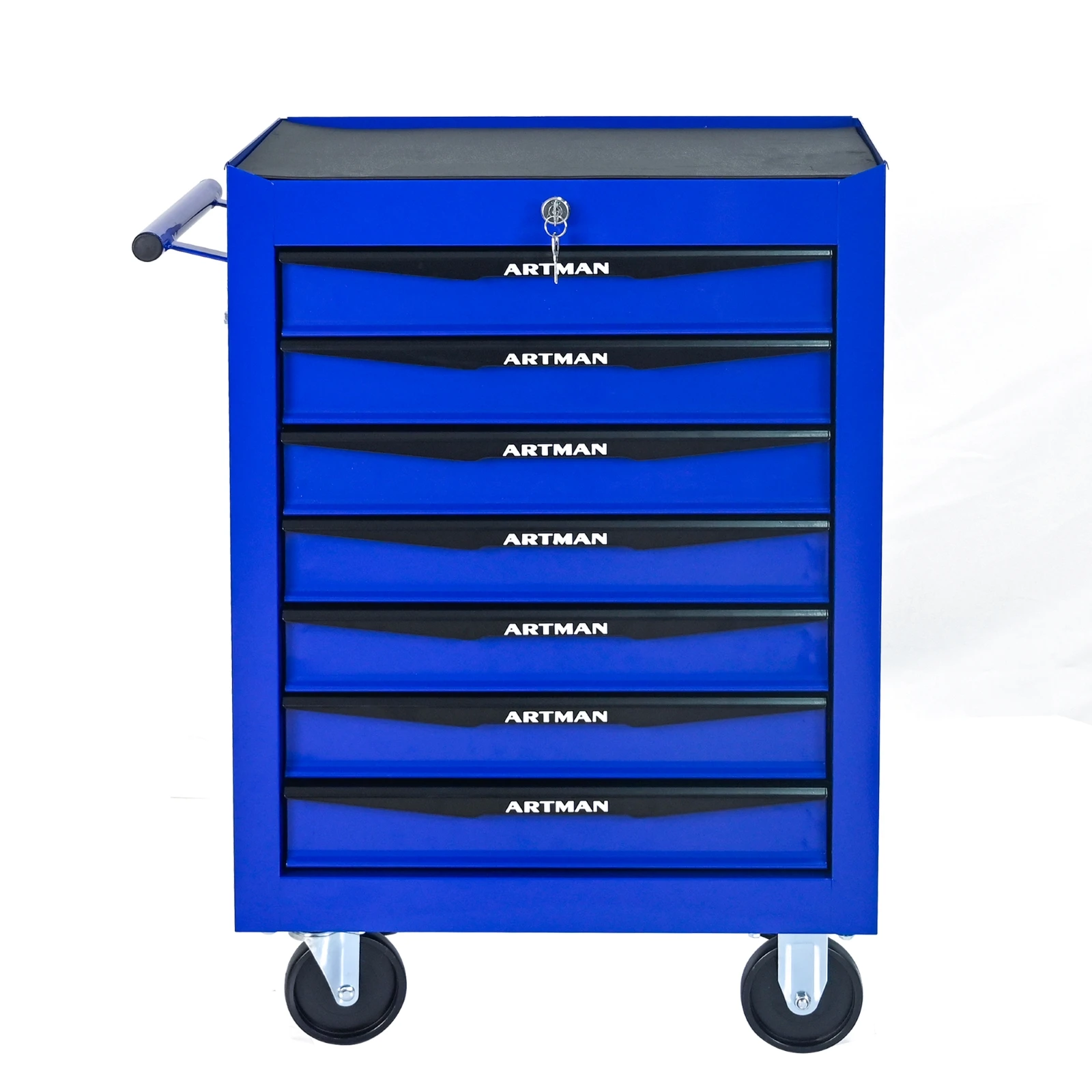 Rolling Metal Tool Chest with 7 Drawers, 20" 7-Drawer Tool Chest Cabinet with Ball Bearing Drawer Slides, Steel Tool Storage Box