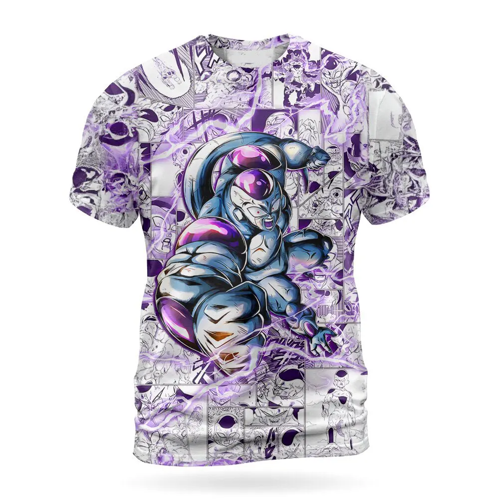 Summer Anime Men's T Shirt Dragon Ball Z Bucchigiri Printed Role Play Women's and Children's Street T-shirts Unisex Large Tops