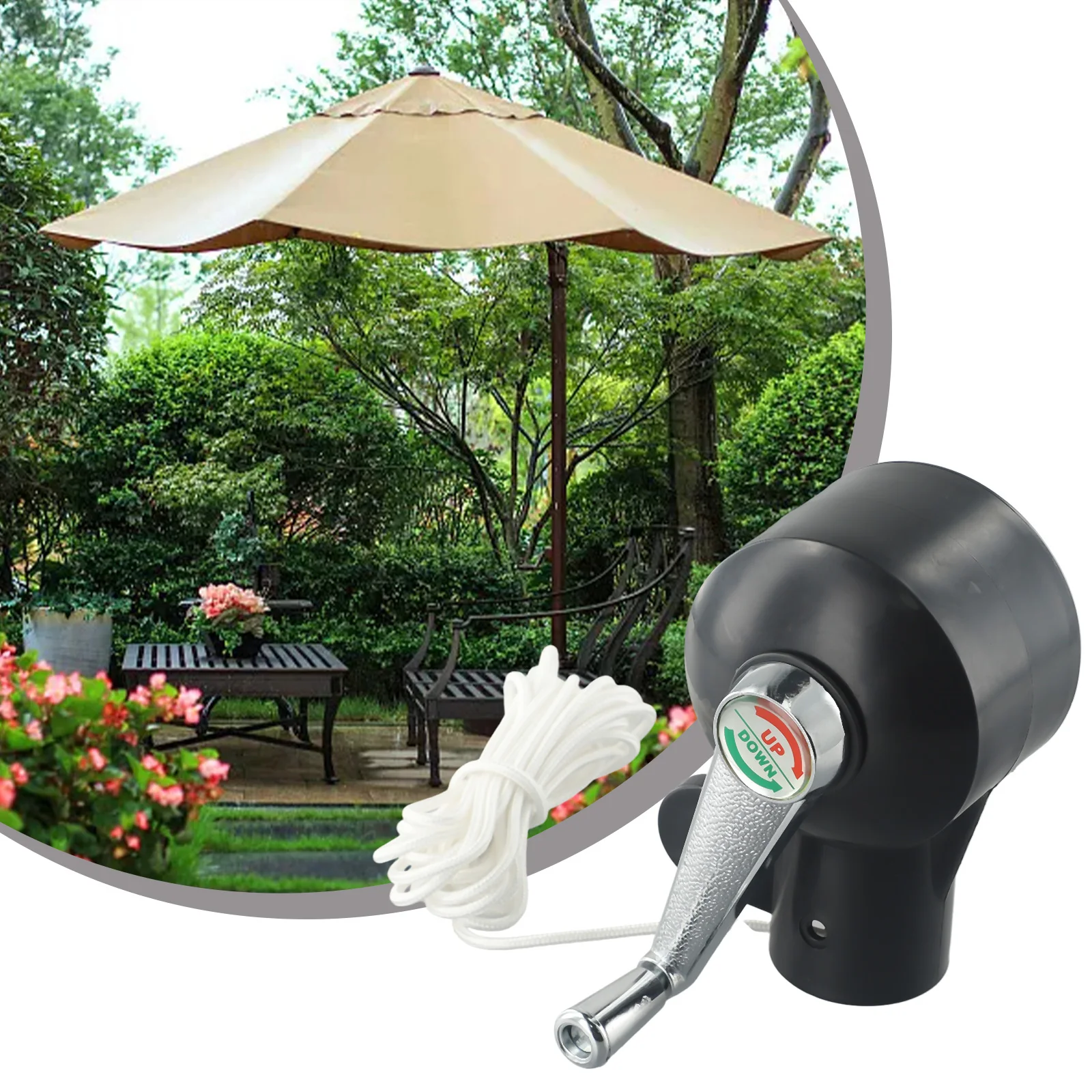 Patio Umbrella Accessories Patio Umbrella Crank Lift Hand Tool Crank Handle Outdoor For Balcony Terrace Lawn Travel Garden