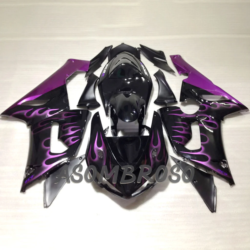 Plastic Fairing kit for Kawasaki 05 06 2005 2006 ZX6R ZX-6R ZX 6R High Grade Motorcycle Body Repair Bodykit Free Custom