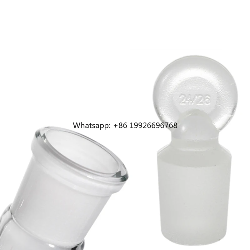 

Good Quality Heat Resistant Laboratory glassware Chemical Glass Distilling Flask factory