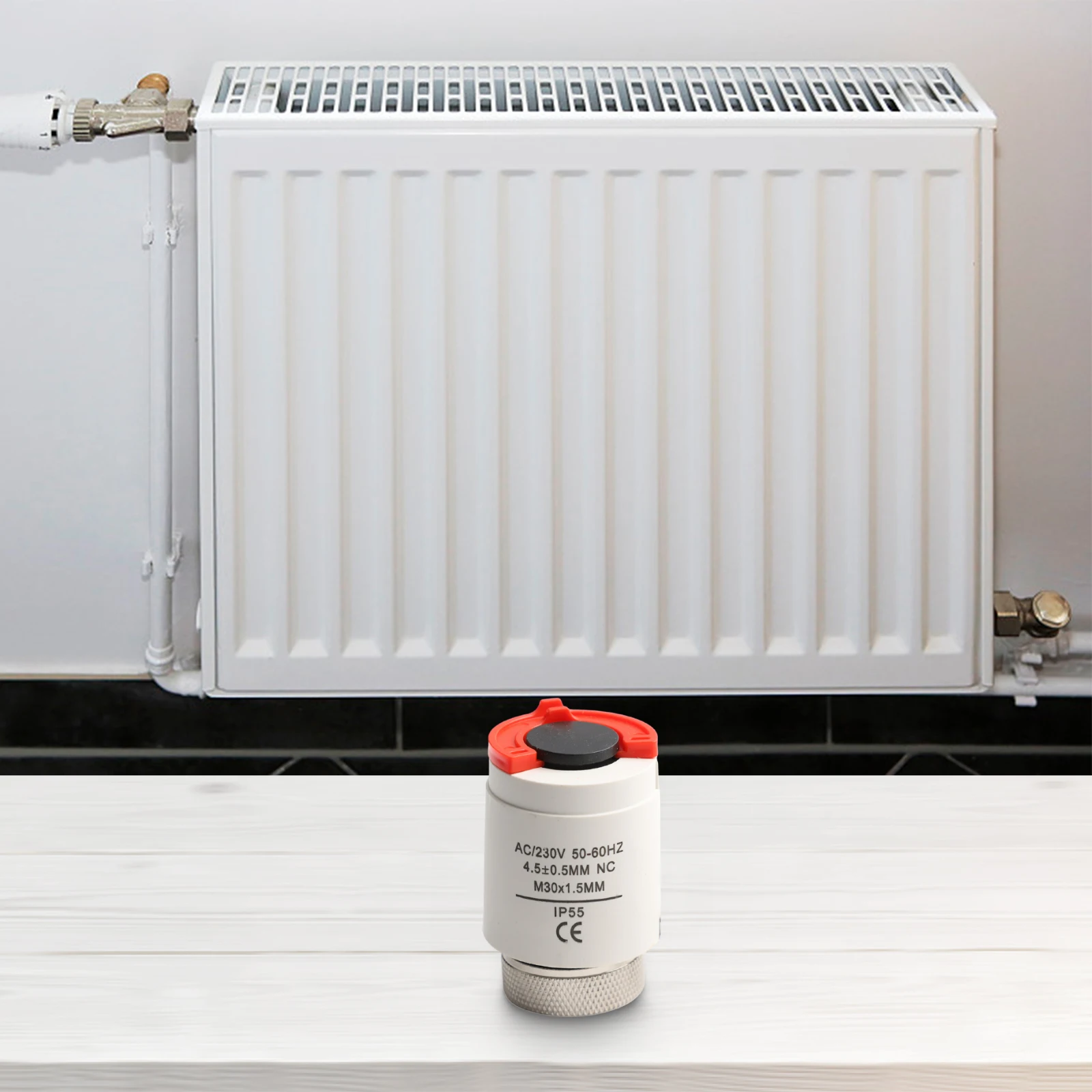 

1pc Electrothermal Actuator AC230V M30*1.5mm Electric Thermal Actuator For Floor Heating Radiator Valve Floor Heating Actuator