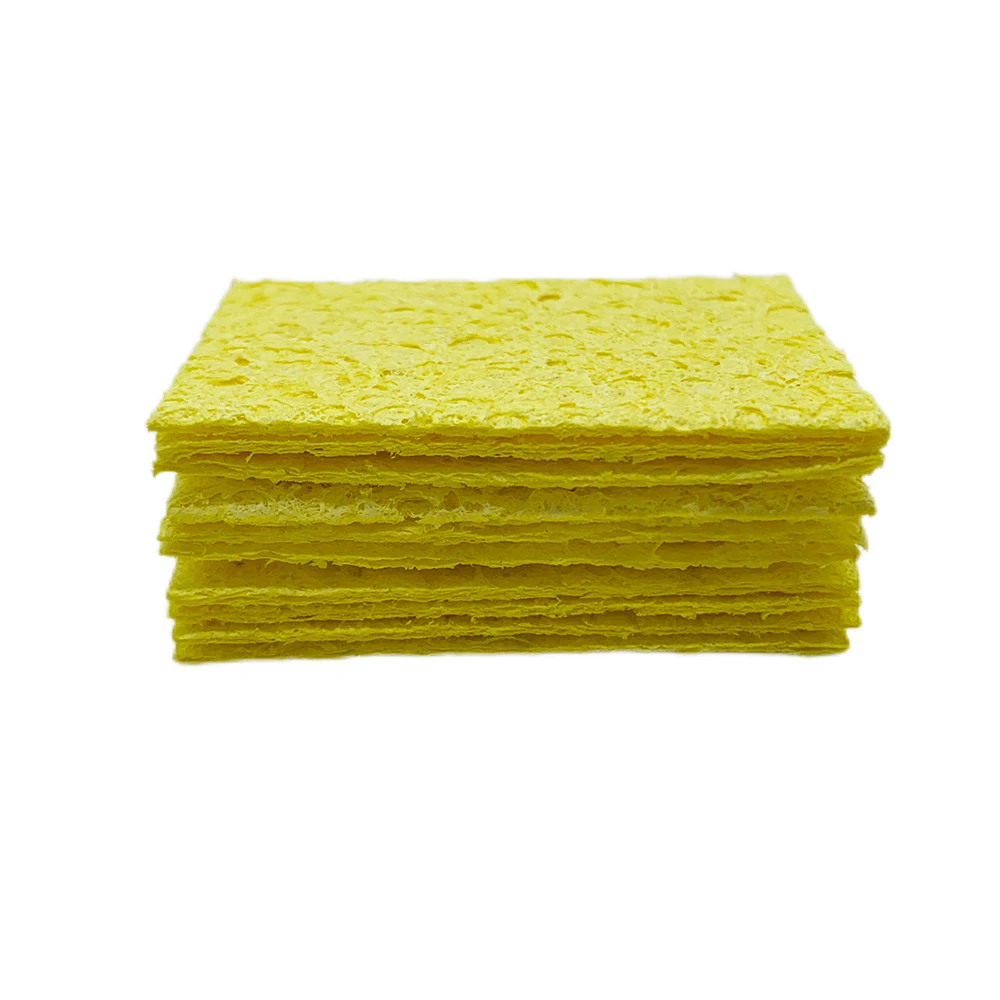 5/10Pcs Soldering Iron Tip Cleaning Sponge Pads Eletric Welding High Temperature Resistant Compressed Sponge Welding Accessories