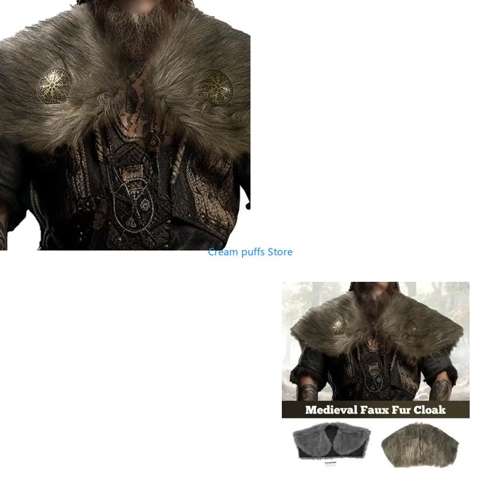 

50 -х теплые искусственные мех плащите тематическая вечеринка Основная холодная климат -спутник