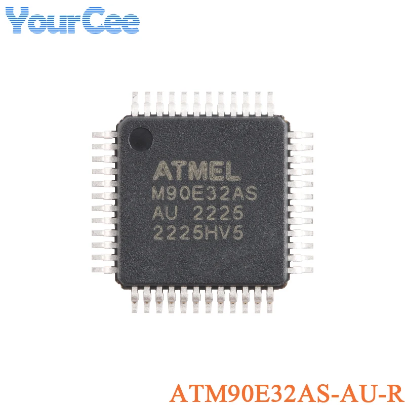 10pcs/1pc ATM90E32AS-AU-R ATM90 TQFP-48 ATM90E32AS High Performance Wide Range Power Metering Chip