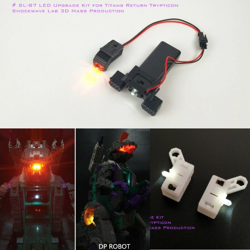 IN STOCK Shockwave Lab SL-87 SL-89 Lighting Upgrade Kit For Transformation TitansReturn Trypticon Glow Figure Robot Accessories