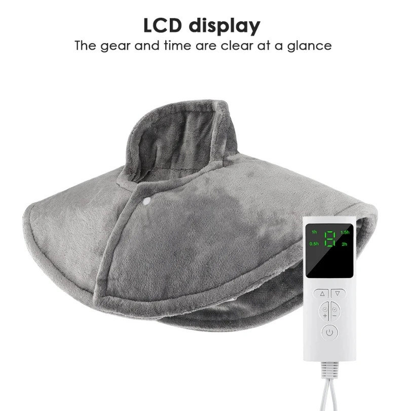 

Electric Heating Pad for Shoulder Fatigu Relief Constant Temperature Hot Compress Washable Neck and Shoulder Heated Shawl Warmer