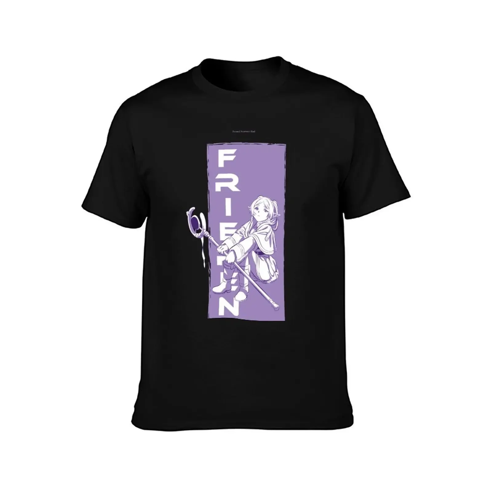 FRIEREN: BEYOND JOURNEYS END:FRIEREN PURPLE T-Shirt affliction shirts heavyweights fitted t shirts for men