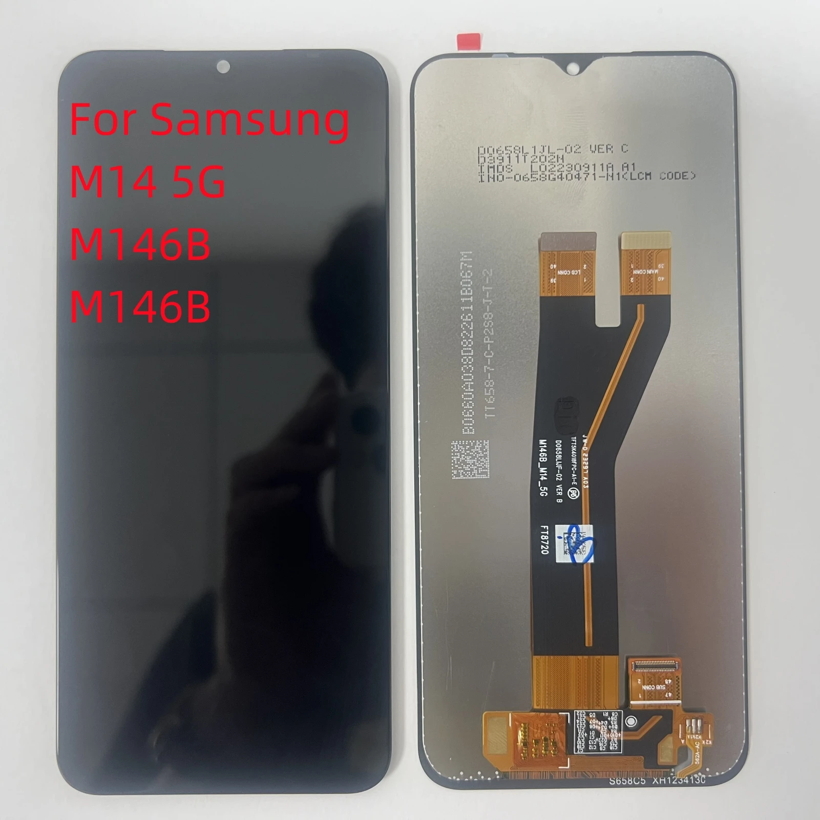 

Для Samsung M14 5G M146B M146B/DS M146B/DSN ЖК-дисплей с сенсорным экраном и дигитайзером в сборе 6,6 "Ремонт ЖК-экрана