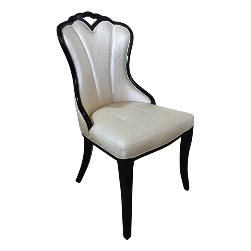 Wide Dining Chair Modern Newest Wooden Legs Chairs Leather Dining Chair