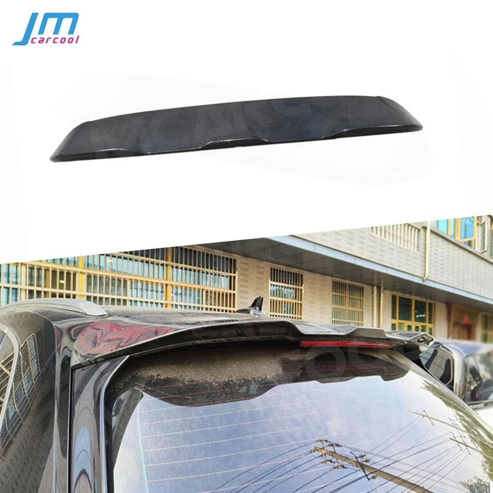 

Dry Carbon Fiber Rear Roof Wing Body Kits For Audi Q5 2021 2022 2023 2024 FRP Unpainted Black Rear Roof Spoiler Auto Accessories