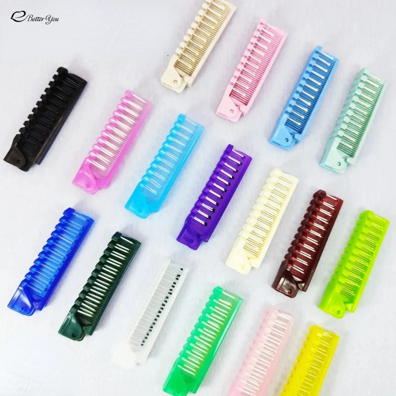 

1pc Portable Travel Hair Comb Detangling Hair Brush Foldable Hair Brushes Massage Comb Anti-Static Hair-Combs Hair-Styling Tools