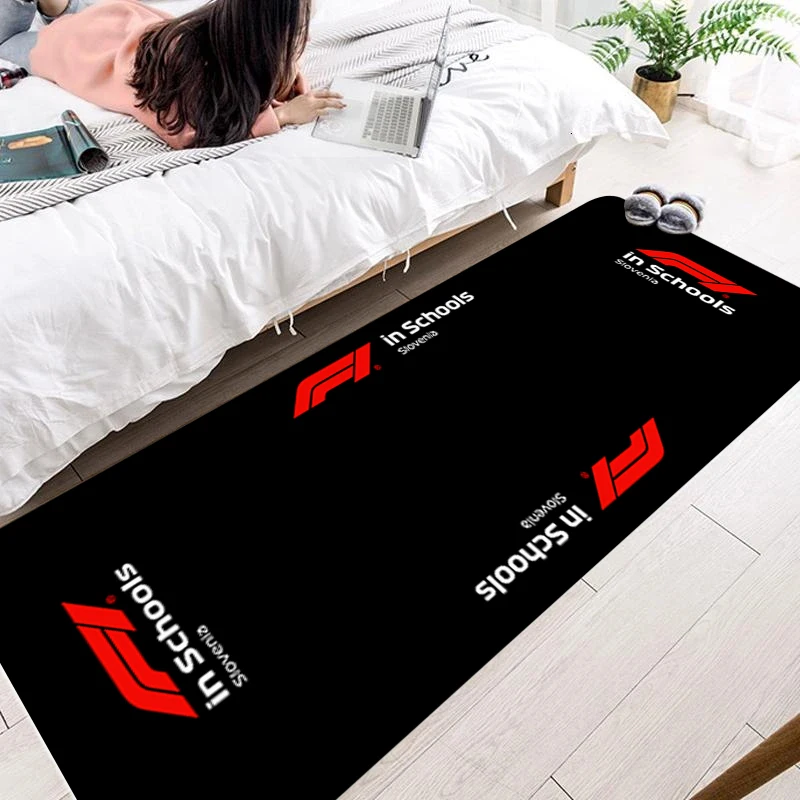 

Dootrmat Living room Mat Formula 1 in Schools Welcome Carpet F1 Entrance Doormat Kitchen Floor Custom Mat Room Decor Bath Rugs