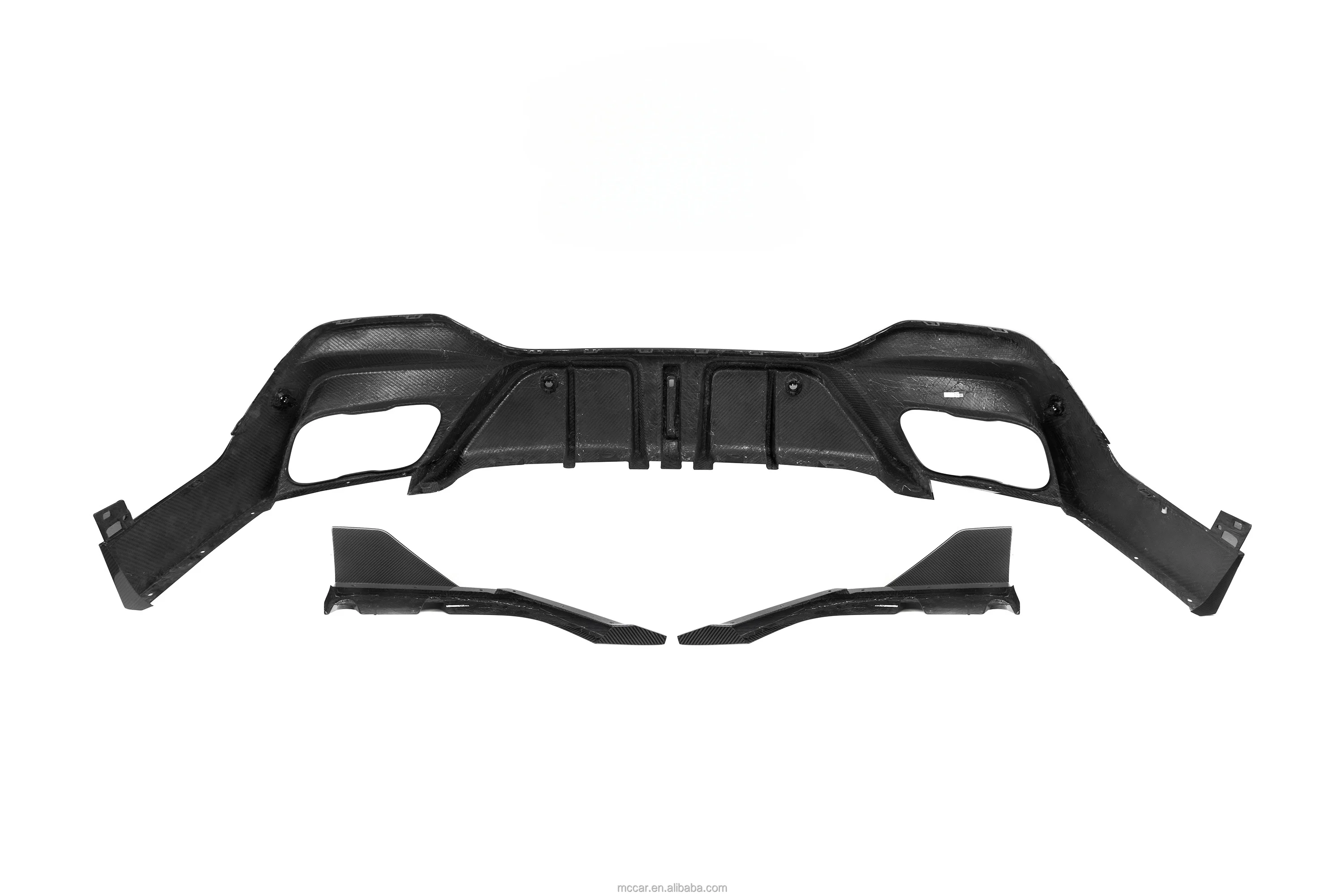 Car Bumpers Rear Diffuser For BMW X6 Series G06 SQ StyleTop Material Carbon Fiber Car Rear Lips