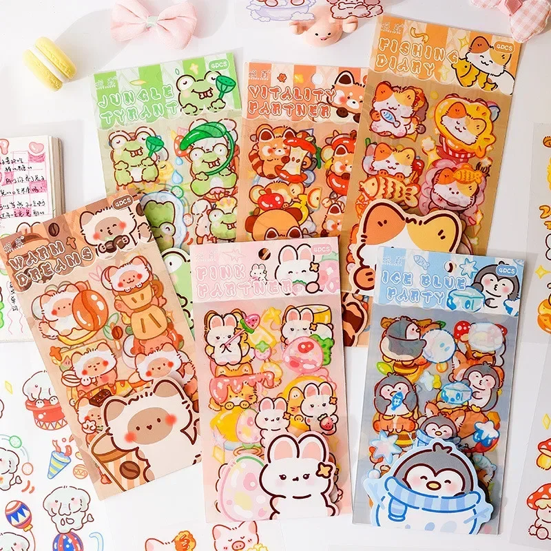 Niedliche und schöne Reisegruppe für Kinder, Handkonto-Graffiti-Aufkleber für Federmäppchen-Aufkleber (Anime Worlds Store)