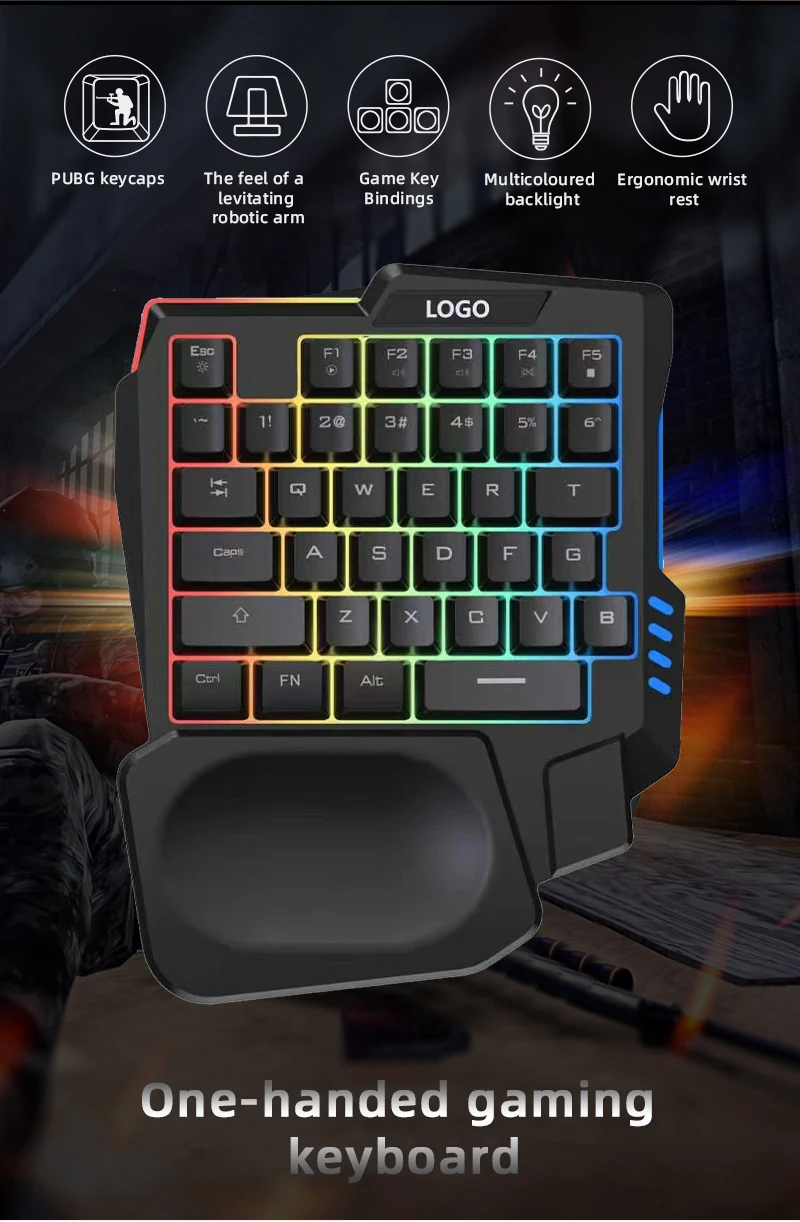 Mini One Hand Gaming Keyboard, - Gaming Keyboard Half avis et prix
