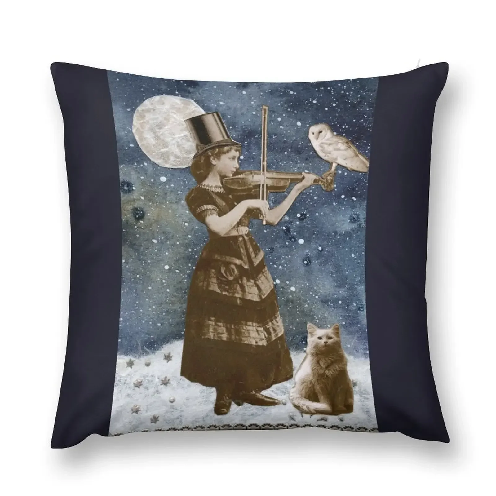 Snowfall Serenade Throw Pillow Sofa Cover Christmas Pillow Cases pillow