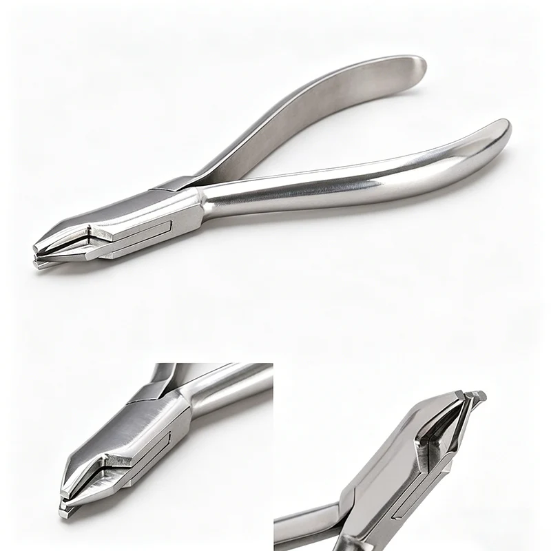 

Стоматологические ортодонтические щипцы для фиксирующих колец, инструмент для изгибающих операций, трёхлапые щипцы из нержавеющей стали, инструмент для стоматологов 116 #