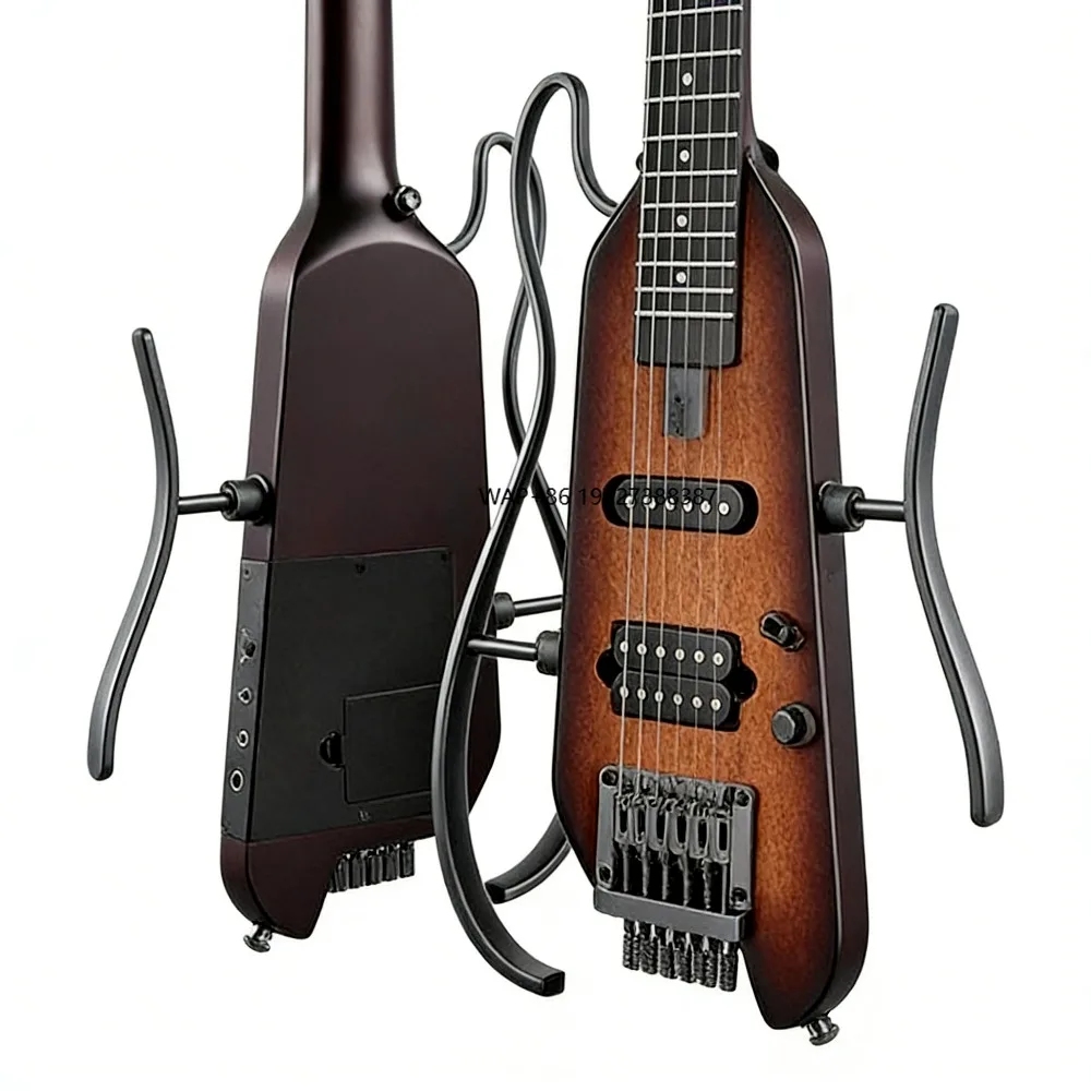 Headless Electric Guitar 6 String for Professional Guitarist Stage Performance Show