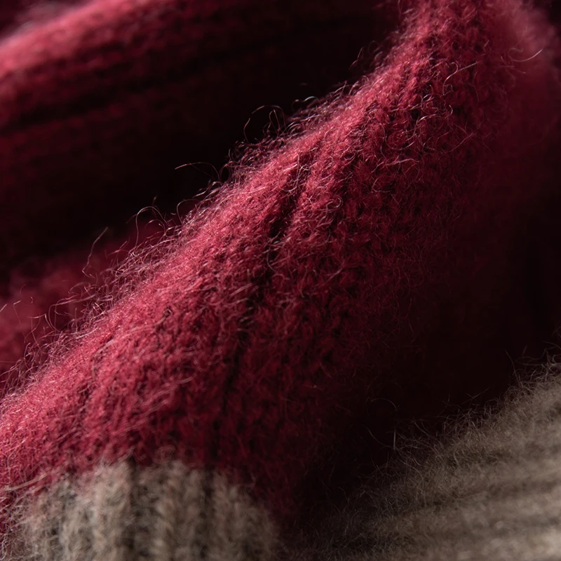 Top Qualität Winter Kaschmir Hüte Frauen Casual Outdoor Warm Halten Kopfbedeckungen Weiche Kaschmir Gestrickte Hut Unisex Skullies Mützen Kappe – Detail 11