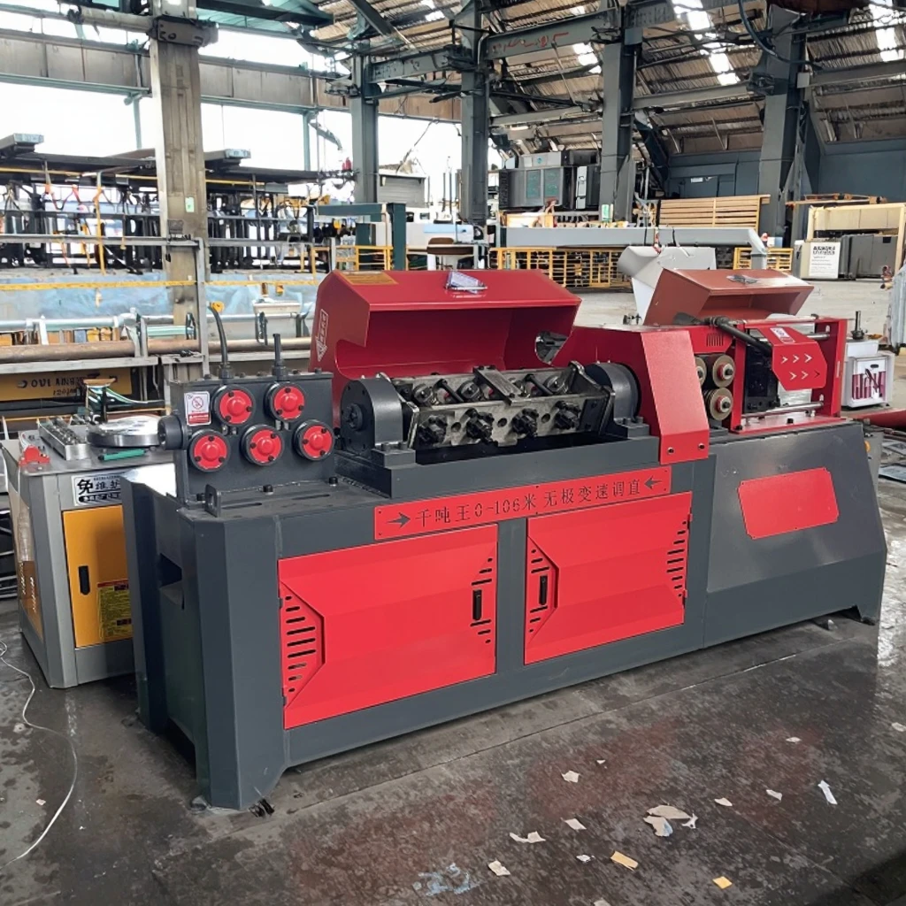 YG Customized 0-106m/min Frequency Conversion CNC Steel Bar Straightening & Cutting Machine With Motor 380V Rebar Straightening