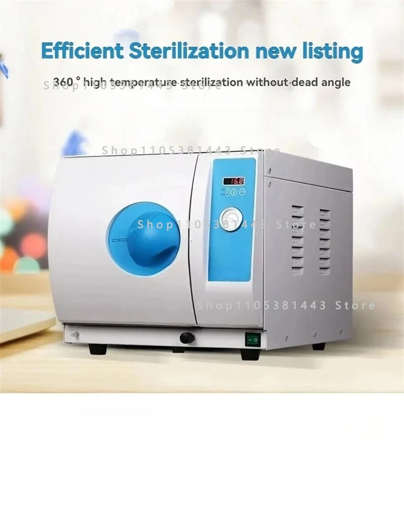 

18L High Temperature Pressure Autoclave Sterilization Pot Surgical Laboratory Tool Dental Oral Material Disinfecting
