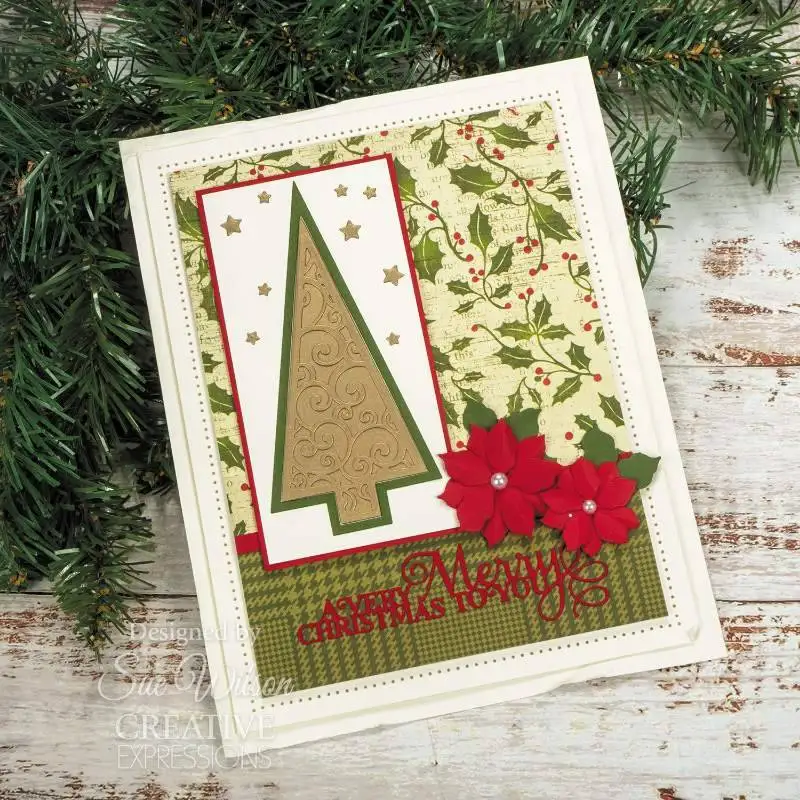 عيد ميلاد سعيد جدًا 2025 قوالب القطع المعدنية الجديدة للنقش الحرفي جعل ورقة بطاقات المعايدة صنع قالب DIY بها بنفسك اليدوية