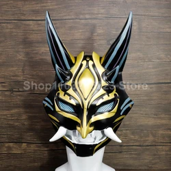 Genshin Impact cosplay Mandrill Mask Warrior Prajna, game anime costume full face, men's Viking Warrior Mask