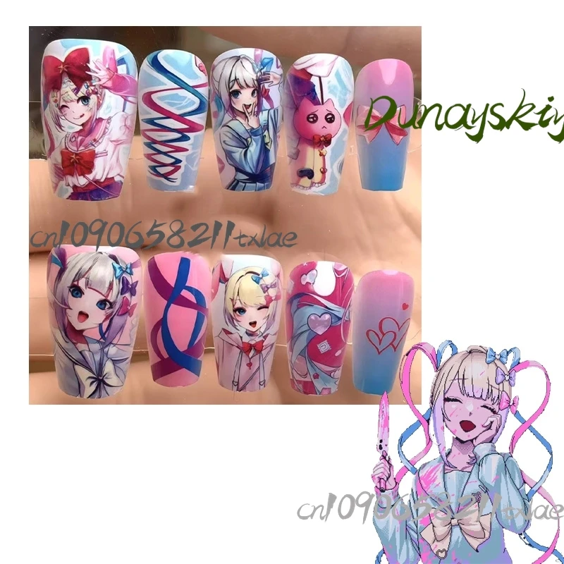 

Needy Girl Anime Overdose Ame Rain Girls Women Cosplay Costumes Accessions Nails Kawaii Jirai Kei Horror Cool Halloween