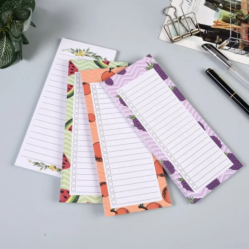 50Sheets Magnetic Fridge Memo Pad Candy Office School Cute Korean Sticky Planner Note Pad To Do List Planbook Stationery Supply