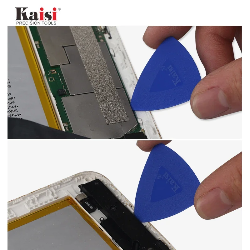 Kaisi 5 قطعة 0.75 مللي متر رقيقة جدا البلاستيك الصلب مكشطة الهواتف المحمولة حدق افتتاح أطقم لباد أقراص المسيل للدموع إصلاح طقم أدوات يدوية