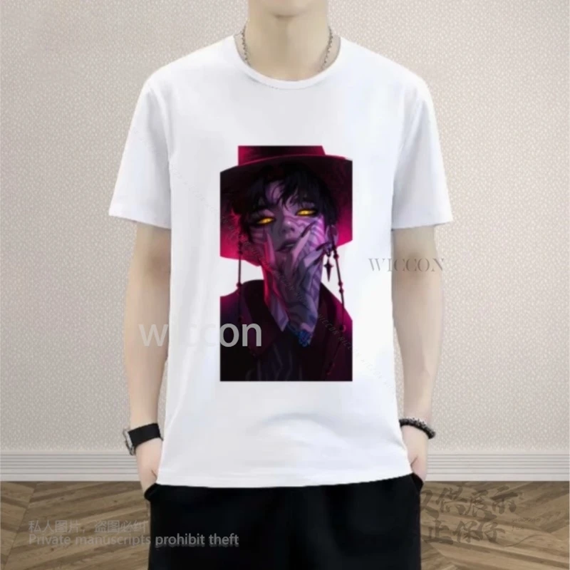 Película de Anime KPop Demon Hunters Superstar Boys Jasa Cosplay hombres accesorios hechos a mano verano divertida camiseta estampada trajes de moda