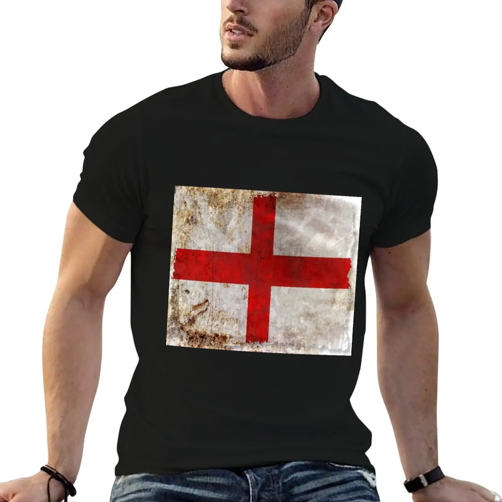 

Saint George Cross T-Shirt korean fashion graphic shirts big and tall t shirts for men